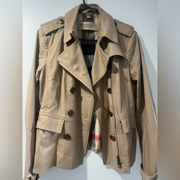 Burberry Brit Tan Trench Coat - Picture 6 of 13